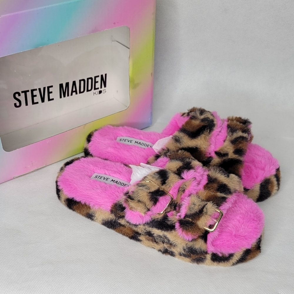 Steve Madden Fur Slippers - Picture 2 of 4